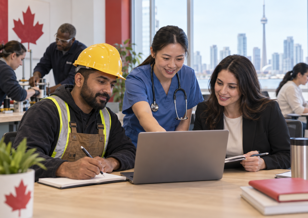 Trabajadores temporales en Canadá