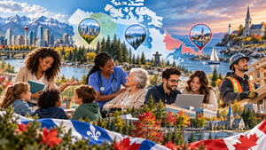 Talento francófono y oportunidades de inmigración en diferentes regiones de Canadá